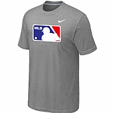 Logo Heathered Nike L.Grey Blended T-Shirt,baseball caps,new era cap wholesale,wholesale hats