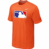 Logo Heathered Nike Orange Blended T-Shirt,baseball caps,new era cap wholesale,wholesale hats