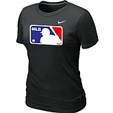 Logo Heathered Women's Nike Black Blended T-Shirt,baseball caps,new era cap wholesale,wholesale hats