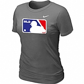 Logo Heathered Women's Nike D.Grey Blended T-Shirt,baseball caps,new era cap wholesale,wholesale hats
