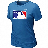 Logo Heathered Women's Nike L.blue Blended T-Shirt,baseball caps,new era cap wholesale,wholesale hats