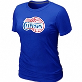 Los Angeles Clippers Big & Tall Primary Logo Blue Women's T-Shirt,baseball caps,new era cap wholesale,wholesale hats