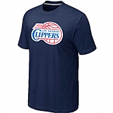 Los Angeles Clippers Big & Tall Primary Logo D.Blue T-Shirt,baseball caps,new era cap wholesale,wholesale hats