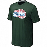 Los Angeles Clippers Big & Tall Primary Logo D.Green T-Shirt,baseball caps,new era cap wholesale,wholesale hats