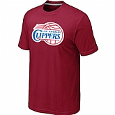 Los Angeles Clippers Big & Tall Primary Logo Red T-Shirt,baseball caps,new era cap wholesale,wholesale hats