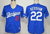 Los Angeles Dodgers #22 Clayton Kershaw Blue Jerseys,baseball caps,new era cap wholesale,wholesale hats