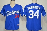 Los Angeles Dodgers #34 Fernando Valenzuela Blue Jerseys,baseball caps,new era cap wholesale,wholesale hats