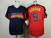 Los Angeles Dodgers #9 Gordon 2014 All Star Navy Blue Jerseys,baseball caps,new era cap wholesale,wholesale hats