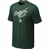 Los Angeles Dodgers 2014 Home Practice T-Shirt - Dark Green,baseball caps,new era cap wholesale,wholesale hats
