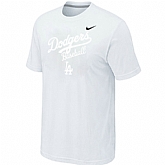 Los Angeles Dodgers 2014 Home Practice T-Shirt - White,baseball caps,new era cap wholesale,wholesale hats