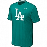 Los Angeles Dodgers Nike Logo Legend Green T-Shirt,baseball caps,new era cap wholesale,wholesale hats