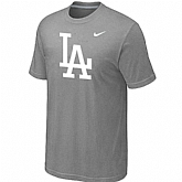 Los Angeles Dodgers Nike Logo Legend L.Grey T-Shirt,baseball caps,new era cap wholesale,wholesale hats