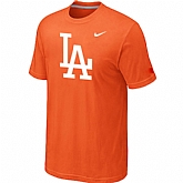 Los Angeles Dodgers Nike Logo Legend Orange T-Shirt,baseball caps,new era cap wholesale,wholesale hats