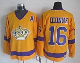 Los Angeles Kings #16 Marcel Dionne CCM Throwback Yellow Jerseys,baseball caps,new era cap wholesale,wholesale hats
