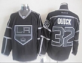 Los Angeles Kings #32 Jonathan Quick Black Ice Jerseys,baseball caps,new era cap wholesale,wholesale hats