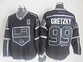 Los Angeles Kings #99 Wayne Gretzky Black Ice Jerseys,baseball caps,new era cap wholesale,wholesale hats
