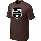 Los Angeles Kings Big & Tall Logo Brown T-Shirt,baseball caps,new era cap wholesale,wholesale hats