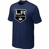 Los Angeles Kings Big & Tall Logo D.Blue T-Shirt,baseball caps,new era cap wholesale,wholesale hats