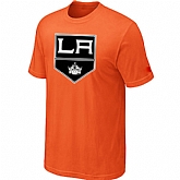 Los Angeles Kings Big & Tall Logo Orange T-Shirt,baseball caps,new era cap wholesale,wholesale hats