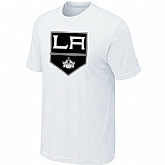 Los Angeles Kings Big & Tall Logo White T-Shirt,baseball caps,new era cap wholesale,wholesale hats