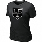 Los Angeles Kings Big & Tall Women's Logo Black T-Shirt,baseball caps,new era cap wholesale,wholesale hats