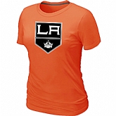 Los Angeles Kings Big & Tall Women's Logo Orange T-Shirt,baseball caps,new era cap wholesale,wholesale hats