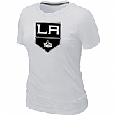 Los Angeles Kings Big & Tall Women's Logo White T-Shirt,baseball caps,new era cap wholesale,wholesale hats
