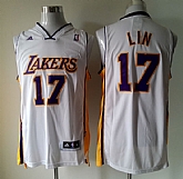 Los Angeles Lakers #17 Jeremy Lin White Swingman Jerseys,baseball caps,new era cap wholesale,wholesale hats