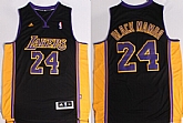 Los Angeles Lakers #24 Black Mamba Black With Purple Jerseys,baseball caps,new era cap wholesale,wholesale hats