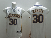 Los Angeles Lakers #30 Randle Revolution 30 Swingman White Jerseys,baseball caps,new era cap wholesale,wholesale hats