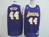 Los Angeles Lakers #44 Jerry West Purple Throwback Jerseys,baseball caps,new era cap wholesale,wholesale hats