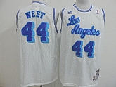 Los Angeles Lakers #44 Jerry West White Throwback Jerseys,baseball caps,new era cap wholesale,wholesale hats