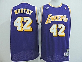 Los Angeles Lakers #44 Worthy Purple Throwback Jerseys,baseball caps,new era cap wholesale,wholesale hats