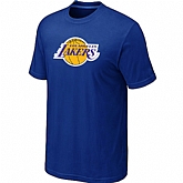 Los Angeles Lakers Big & Tall Primary Logo Blue T-Shirt,baseball caps,new era cap wholesale,wholesale hats