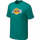 Los Angeles Lakers Big & Tall Primary Logo Green T-Shirt,baseball caps,new era cap wholesale,wholesale hats
