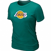Los Angeles Lakers Big & Tall Primary Logo L.Green Women's T-Shirt,baseball caps,new era cap wholesale,wholesale hats
