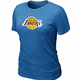Los Angeles Lakers Big & Tall Primary Logo L.blue Women's T-Shirt,baseball caps,new era cap wholesale,wholesale hats