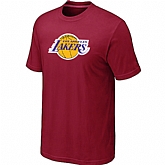 Los Angeles Lakers Big & Tall Primary Logo Red T-Shirt,baseball caps,new era cap wholesale,wholesale hats