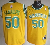 Memphis Grizzlies #50 Zach Randolph ABA Hardwood Classic Swingman Yellow Jerseys,baseball caps,new era cap wholesale,wholesale hats