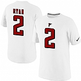 Men Nike Atlanta Falcons 2 Matt Ryan Player Pride Name x26 Number T-Shirt White,baseball caps,new era cap wholesale,wholesale hats