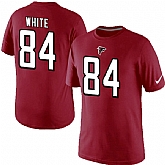 Men Nike Atlanta Falcons 84 Roddy White Pride Name x26 Number T-Shirt Red,baseball caps,new era cap wholesale,wholesale hats