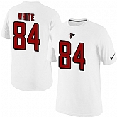 Men Nike Atlanta Falcons 84 Roddy White Pride Name x26 Number T-Shirt White,baseball caps,new era cap wholesale,wholesale hats