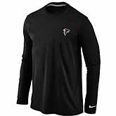 Men Nike Atlanta Falcons Heart & Soul Long Sleeve T-Shirt Black,baseball caps,new era cap wholesale,wholesale hats