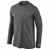 Men Nike Atlanta Falcons Heart & Soul Long Sleeve T-Shirt D.Gray,baseball caps,new era cap wholesale,wholesale hats
