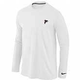 Men Nike Atlanta Falcons Heart & Soul Long Sleeve T-Shirt White,baseball caps,new era cap wholesale,wholesale hats