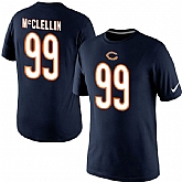 Men Nike Chicago Bears 99 Shea McClellin Pride Name x26 Number T-Shirt Blue,baseball caps,new era cap wholesale,wholesale hats