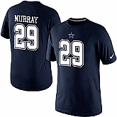 Men Nike Dallas Cowboys 29 DeMarco Murray Player Pride Name x26 Number T-Shirt Blue,baseball caps,new era cap wholesale,wholesale hats