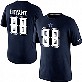 Men Nike Dallas Cowboys 88 Dez Bryant Player Pride Name x26 Number T-Shirt Blue,baseball caps,new era cap wholesale,wholesale hats