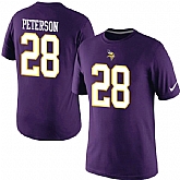 Men Nike Minnesota Vikings 28 Adrian Peterson Pride Name x26 Number T-Shirt Purple,baseball caps,new era cap wholesale,wholesale hats