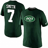 Men Nike New York Jets 7 Geno Smith Name x26 Number T-Shirt Green,baseball caps,new era cap wholesale,wholesale hats